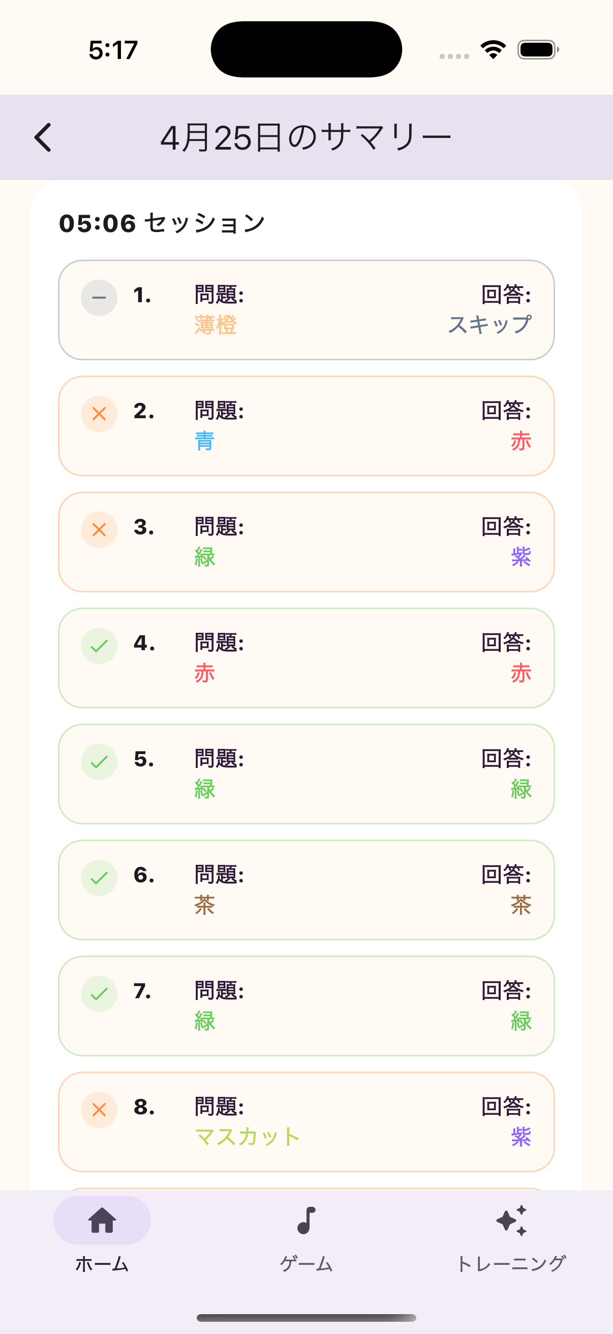 Funmony analysis screen